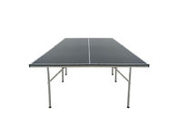 MDF, stalowy składany stół do tenisa stołowego Łatwa instalacja dzięki nietoperzom Kieszonkowy niebieski kolor