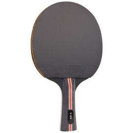 Durable Table Tennis Rackets 5 Star Powerfull Reversed Rubber With Sponge 2.0mm