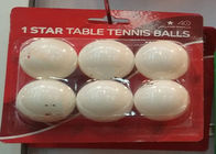 Profesjonalne 1-gwiazdkowe piłki stołowe / kolorowe piłki pingpongowe do treningu