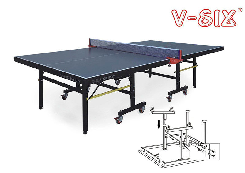 Pojedynczy przenośny stół do ping ponga Standardowy rozmiar, łatwy montaż sprzętu do tenisa stołowego