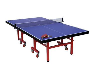 Standardowy rozmiar Stół do tenisa stołowego Przenośny czerwony kolor nóg do klubu