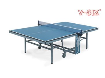 Składane stoły do ​​tenisa stołowego, kryty składany stół do tenisa ruchomy na kółkach